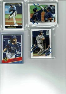 2021 Topps Baseball Series 1 & 2 Tampa Bay Rays Team Set (22) Base Cards +++ - Picture 1 of 1