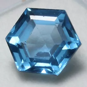 Natural 7.50 Ct Certified RARE Pakistan Blue Aquamarine Stunning AAA+ Gemstones - Picture 1 of 6