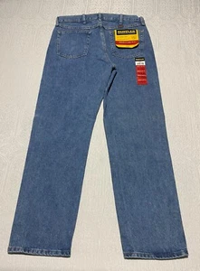 Rustler Heavyweight Jeans men's Size 36×32 Blue Regular Straight New - Picture 1 of 8