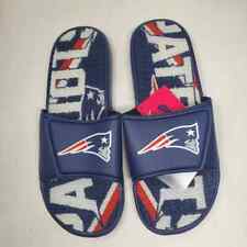 FOCO NFL New England Patriots Mens Gel Slide Slippers Large (Men 11-12)
