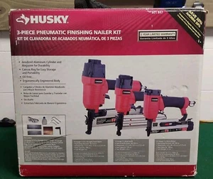 Husky 3-piece pneumatic nail gunfinishing kit 601-847 - Picture 1 of 4