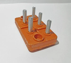 Motor Terminal Block 5 Pin M5 M6 Stud Ceramic 110V-380V For Electric Motors New. - Picture 1 of 6