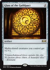 4x Glass of the Guildpact ~ Lightly Played Ravnica Allegiance MTG Magic x4 4 Ult