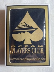Preowned Open Box - Ocean Players Club - Gold Playing Cards by Gemaco Coated - Picture 1 of 6
