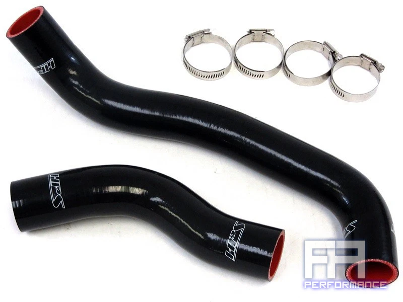Kit de mangueira de radiador de silicone reforçado HPS para Mazda RX-7 RX7 FC 86-88 1,3L preto - Imagem 1 de 1