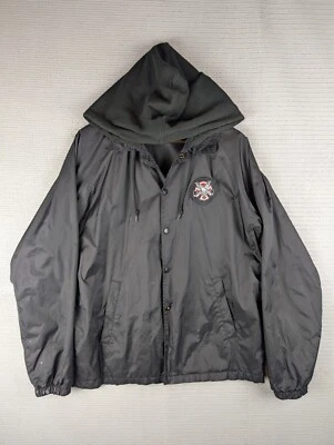 Chaqueta cortavientos independiente 666 cabra diablo skate talla grande abotonada Foto 1 de 4