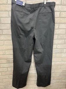 Craft & Borrow Herren Chino Hose 38x34 Slacks grau Flatfront Relaxed Straight - Bild 1 von 8