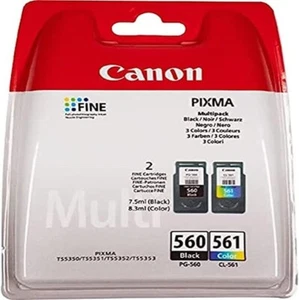 CANON SET 560 & 561 BLACK & COLOUR  ORIGINAL INK CARTRIDGES TS5350I BOXED NEW - Picture 1 of 1