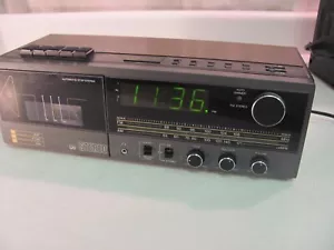 SEARS LXI SERIES, Stereo Cassette AM/FM Clock Radio Vintage - Picture 1 of 10