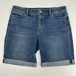 Talbots Flawless Girlfriend Shorts Jeans Medium Wash Bermuda Stretch Gr. 12 - Bild 1 von 3