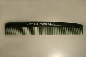 Vintage CYPRESS POINT GOLF CLUB Hair COMB - PEBBLE BEACH, CA circa 1982 NEW MINT - Picture 1 of 2