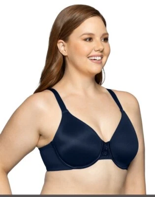 Vanity Fair Womens Beauty Back Full Figure Underwire Minimizer 76080 Ghost Navy - Image 1 of 4