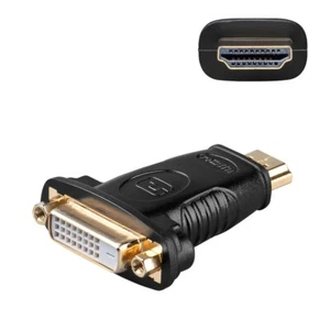 Adaptador HDMI a DVI -D convertidor DVI-D (24+1) conector a conector HDMI - Imagen 1 de 1