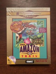 THE AMAZON TRAIL CD-ROM Learning Company Windows 95, Macintosh Big Box SEALED! - Picture 1 of 2