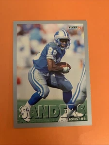 1993 Fleer - Barry Sanders #213 Detroit Lions - Picture 1 of 10