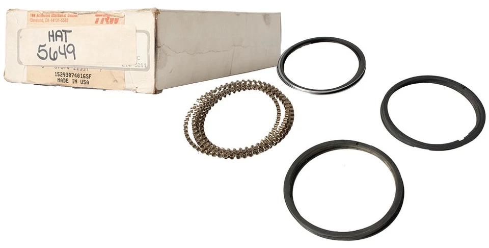 Juego de anillos de pistón TRW para Ford Thunderbird Mercury Cougar 1982-1987 modelo ID 5649 Foto 1 de 4
