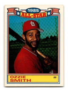 Ozzie Smith 1986 Topps Glossy All-Stars #16 St. Louis Cardinals come nuovo - Foto 1 di 2