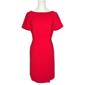 Abito donna Tahari nuovo con etichetta rosso vinny business carriera cambio 4/C33.2 - Foto 1 di 15