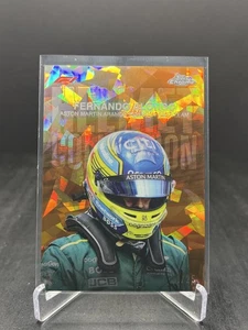 Casco Colección Fernando Alonso 2024 Topps Sapphire F1 Naranja 25/11 #HC-10 - Imagen 1 de 4