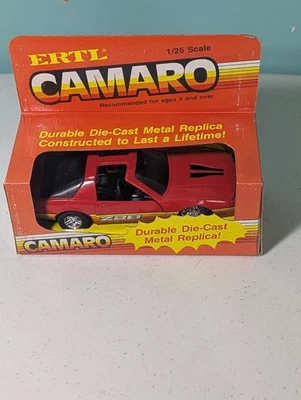 Vintage Ertl 1:25 Scale Camaro Die Cast In Box Part # 1801-1HEO - Image 1 of 4