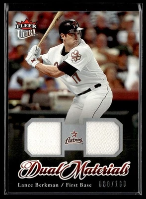 Camiseta deportiva Lance Berkman 2007 Fleer Ultra Dual Materials #DM-LB Houston Astros Foto 1 de 2
