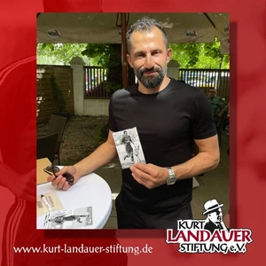 Autogrammkarte Hasan Salihamidzic - Kurt Landauer Stiftung - Bild 1 von 3