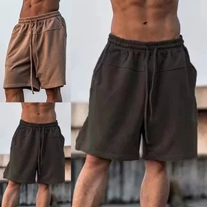 Retro Fashion Men's Summer Short Pants Casual Loose Fit for Daily Wear - Picture 1 of 19