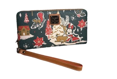 NUEVA Cartera Muñequera Disney Dooney & Bourke Mickey & Minnie Mouse Navidad 2022 Foto 1 de 4