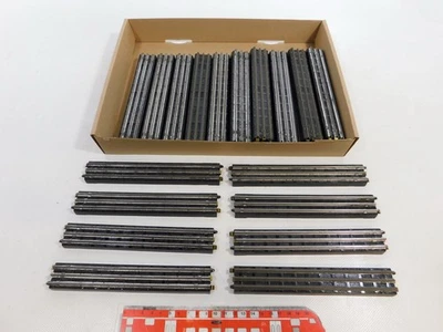 33x Trix Express H0/DC 20/1 Bakelit-Schienen/Gleis/Gleisstück gerade #CB67-2 - Bild 1 von 4