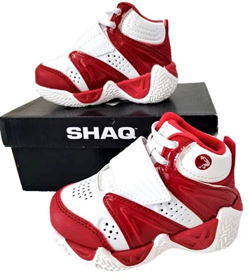 Zapatos de baloncesto Shaq Devastator para niños pequeños talla 5 NUEVOS EN CAJA rojos/blancos Foto 1 de 4