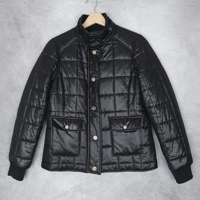 Куртка женская Tory Burch XS стеганая пуховик легкая на золотых пуговицах пальто - Изображение 1 из 4