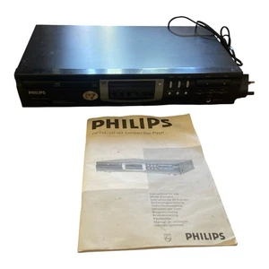 Philips CD723 Compact Disc CD Player Separate Tested Vintage CDRW + Instructions - Picture 1 of 7