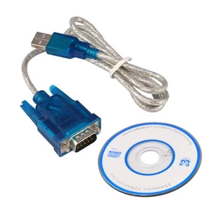 USB to RS232 Serial Port DB9 9 Pin Male COM Port Converter Adapter Cable J-b - Photo 1/7