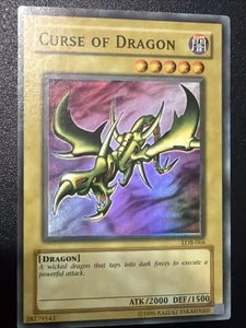 Yu-Gi-Oh! Curse of Dragon Misprint Foil Shift LOB-066 Super MP - Picture 1 of 15