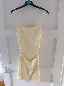 H&M yellow Silk Look Strappy Dress - Picture 1 of 2