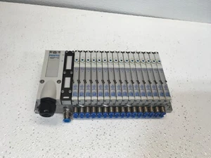 Festo VMPA-KMS1-24-2,5 Manifold With 16 Valves On Block (KB) - Picture 1 of 8