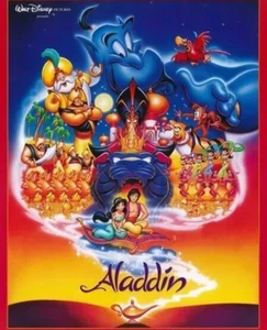 Vintage Original Disney Aladdin 1992 Film Kunst Poster OSP 2167,23 x 35", neu versiegelt - Bild 1 von 4