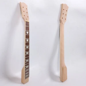Intarsio trapezoidale lunghezza trapezio collo chitarra incompiuto 22 tasti scala 24,75 pollici SG SET IN - Foto 1 di 11
