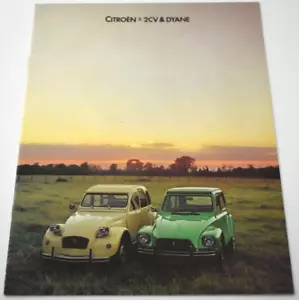 CITROEN 2CV, DYANE UK SALES BROCHURE SEPTEMBER 1977 - Picture 1 of 6