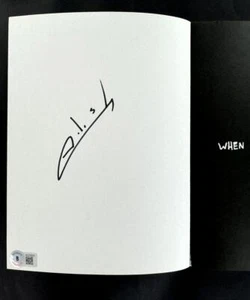 Billie Eilish Signed Autograph Book - When We Fall Asleep Book Notebook Beckett - Picture 1 of 5