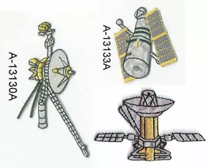 Space Voyager Satellite Hubble Telescope Embroidered Patch - Picture 1 of 1