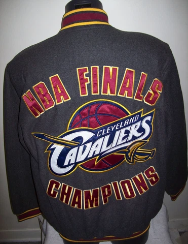 CLEVELAND CAVALIERS JACKET CAVS NBA FINALS CHAMPIONSHIP Wool STARTER S M L XL 2X Cover