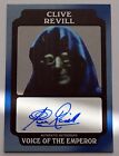 2016 Topps Star Rogue One Black Parallel 18/50 Clive Revill Emperor Autograph Sp