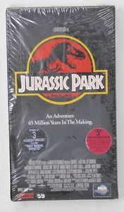 Jurassic Park (VHS, 1994) NEW SEALED WATERMARKS - Picture 1 of 9
