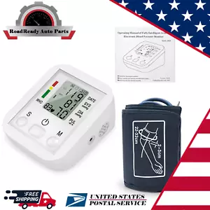2025 Digital Automatic Blood Pressure Monitor Upper Arm BP Machine Heart Rate MM - Picture 1 of 12