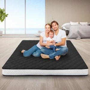 Japanese Floor Mattress Futon Mattress Foldable Mattress Roll Up Tatami Mattress - Picture 1 of 24
