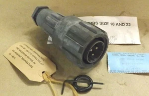 SPDT Connectors Size 18 and 22.3 PIN MALE.22-2 PFOM.w0100131/00. - Picture 1 of 4