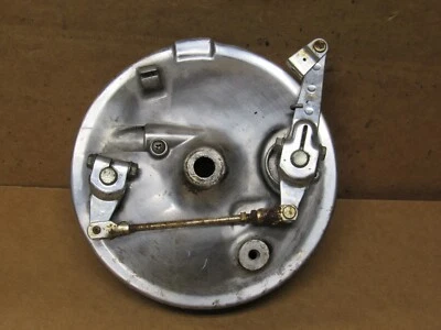 Placa de respaldo del buje de freno delantero Honda CM400E 1981 45010-413-671 Foto 1 de 4