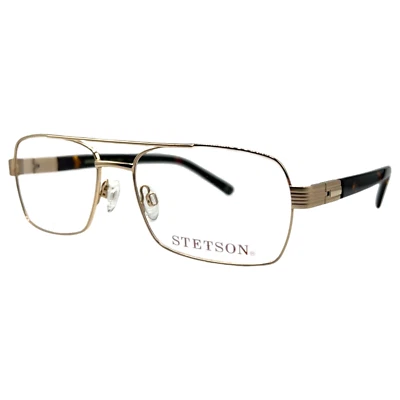 STETSON 180° FLEX - F110 057 56/16/145 - GOLD - NEW Authentic MEN EYEGLASSES - Image 1 of 2