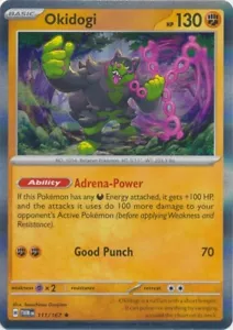Holo Okidogi 111/167 Rare Twilight Masquerade Pokemon TCG - Picture 1 of 1